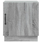 Comodino Sonoma grigio 43 x 34,5 x 47 cm Legno ingegnerizzato