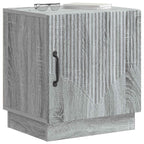 Comodino Sonoma grigio 43 x 34,5 x 47 cm Legno ingegnerizzato