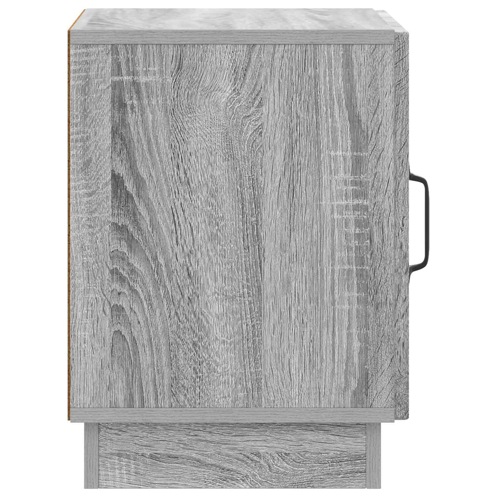 Comodino Sonoma grigio 43 x 34,5 x 47 cm Legno ingegnerizzato