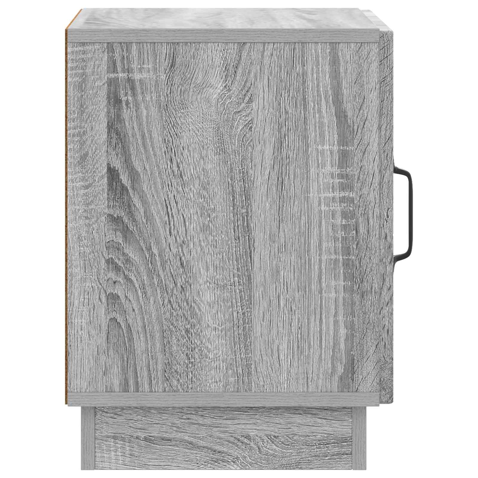 Comodino Sonoma grigio 43 x 34,5 x 47 cm Legno ingegnerizzato