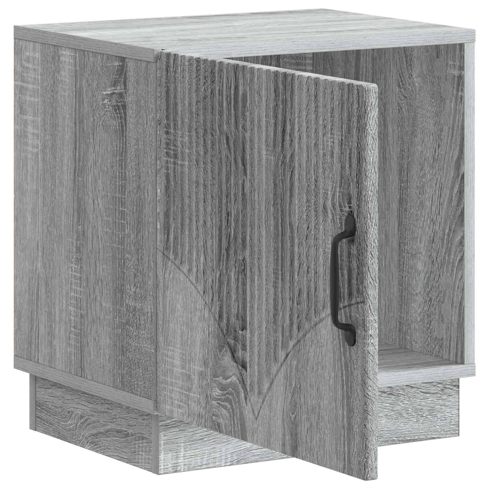 Comodino 2 pcs Sonoma grigio 43 x 34,5 x 47 cm