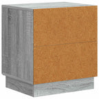 Comodino 2 pcs Sonoma grigio 43 x 34,5 x 47 cm