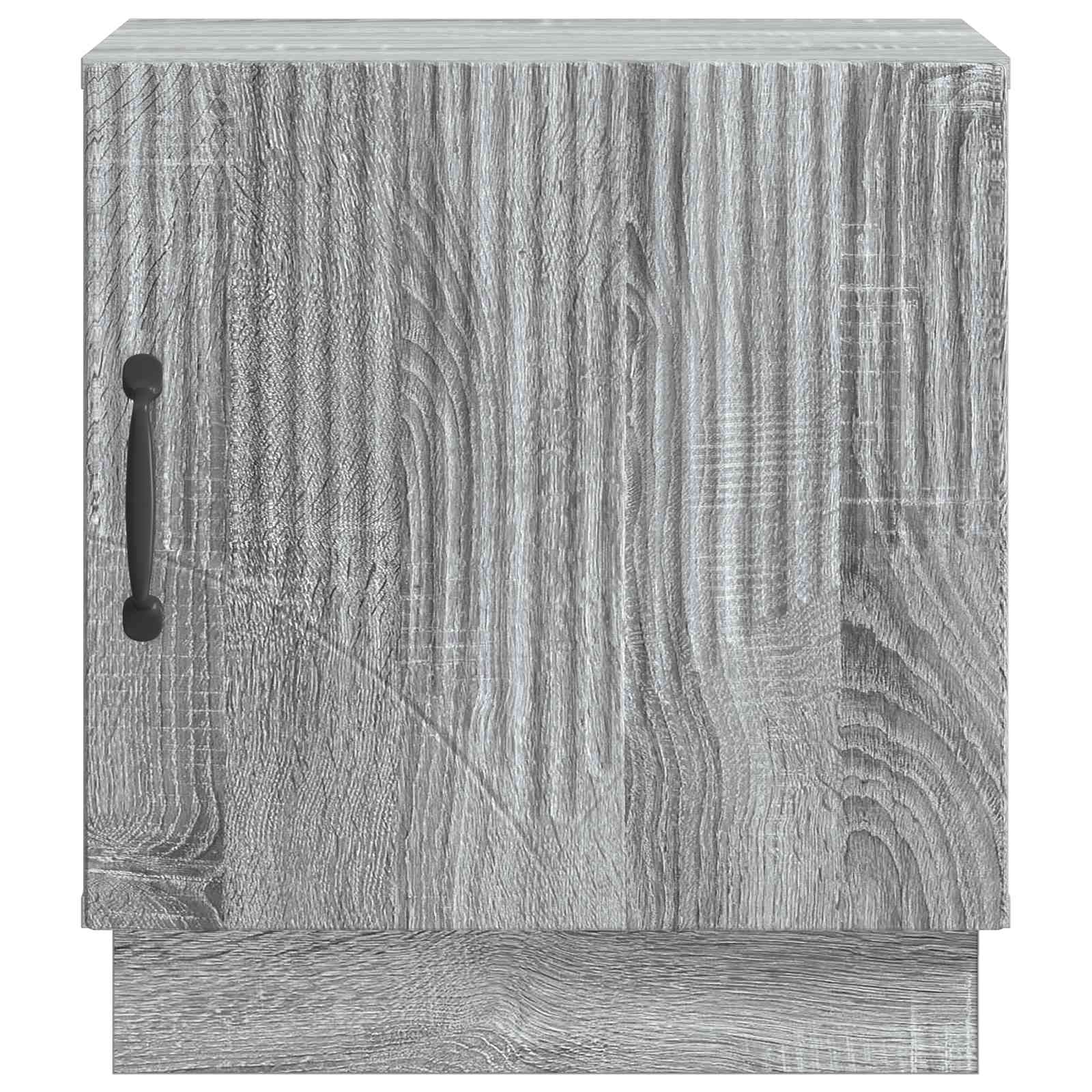 Comodino 2 pcs Sonoma grigio 43 x 34,5 x 47 cm