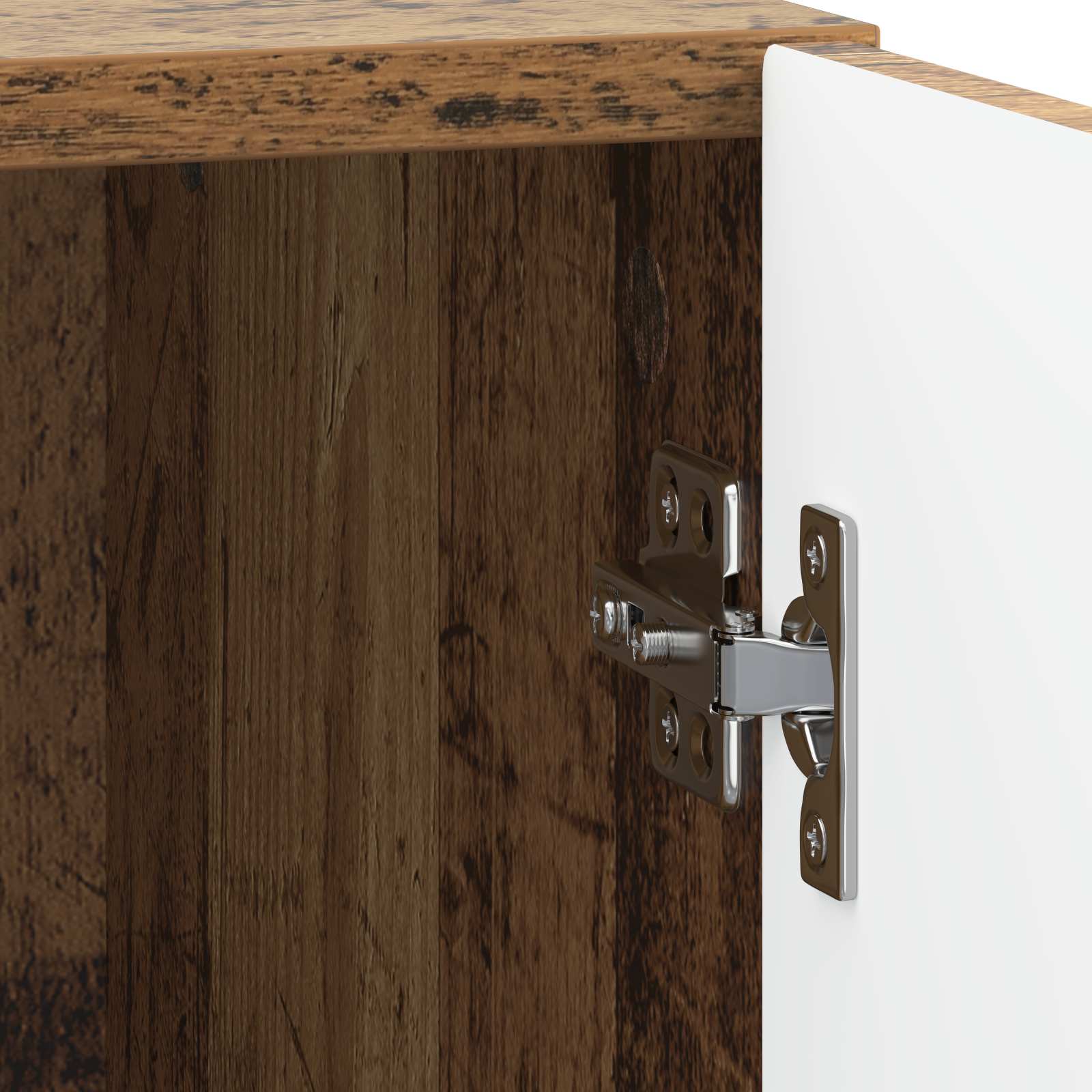 Comodino Legno antico 43 x 34,5 x 47 cm Legno ingegnerizzato