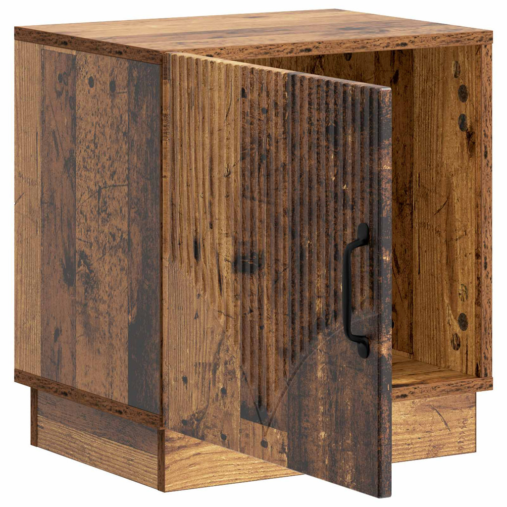 Comodino Legno antico 43 x 34,5 x 47 cm Legno ingegnerizzato