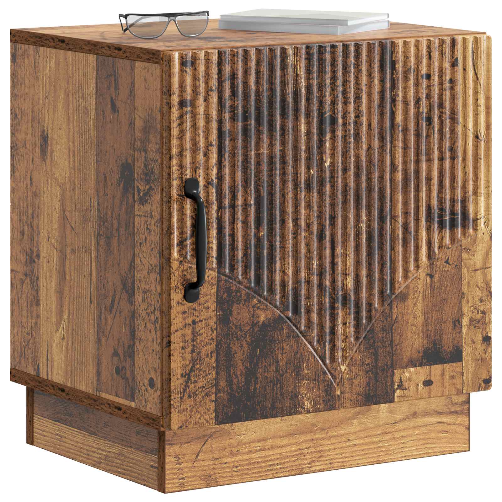 Comodino Legno antico 43 x 34,5 x 47 cm Legno ingegnerizzato