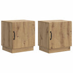 Comodino 2 pcs Rovere Artigianale 43 x 34,5 x 47 cm