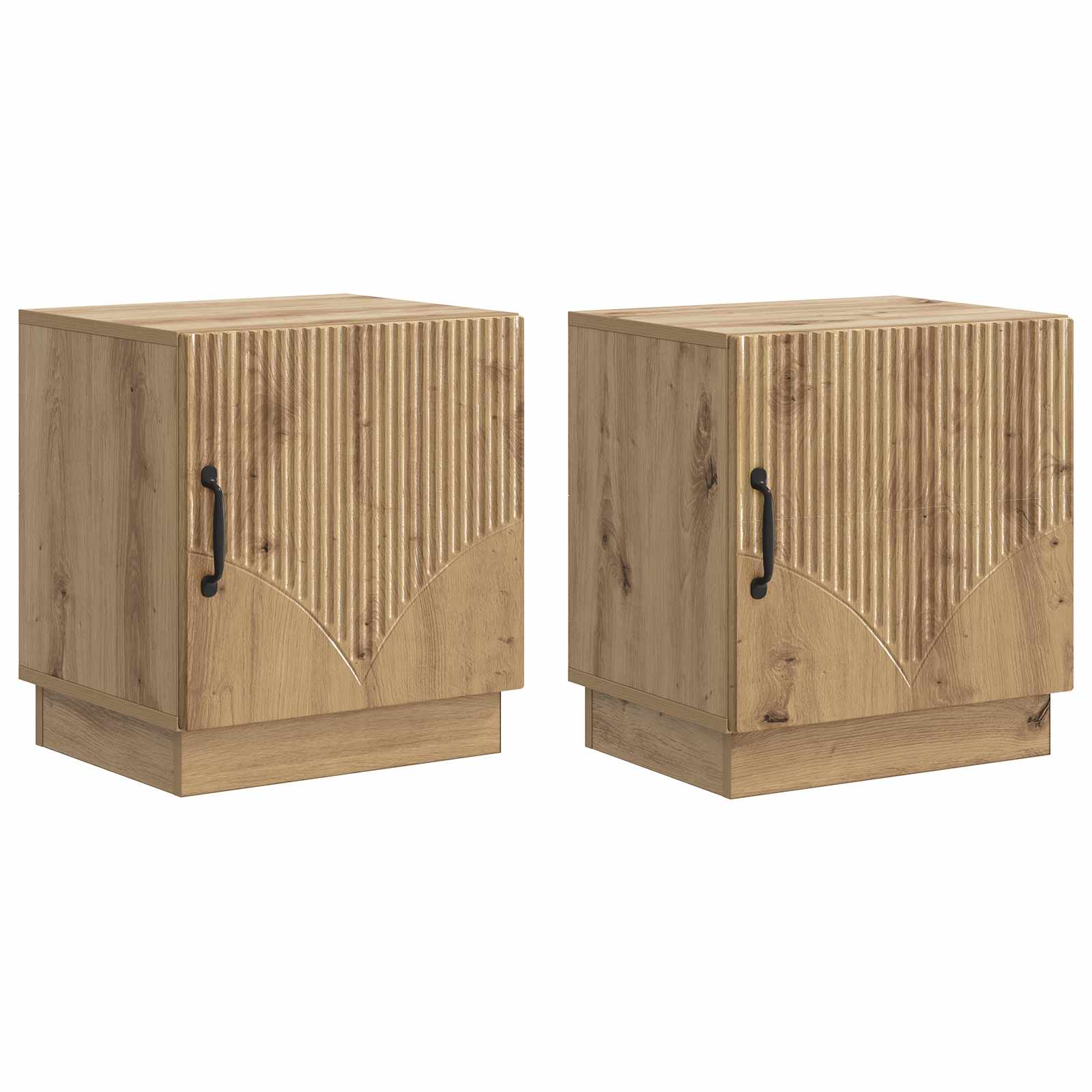 Comodino 2 pcs Rovere Artigianale 43 x 34,5 x 47 cm