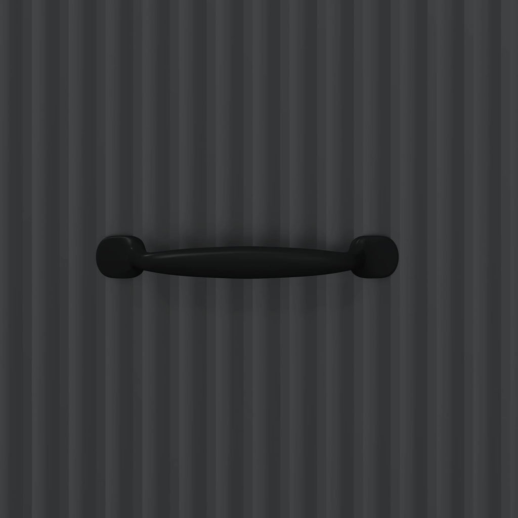 Mobile con Cassetti Nero 66 x 34,5 x 87 cm Legno ingegnerizzato