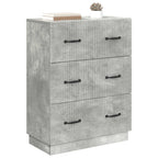 Mobile con Cassetti Grigio Cemento 66 x 34,5 x 87 cm