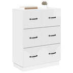 Mobile con Cassetti Bianco Lucido 66 x 34,5 x 87 cm
