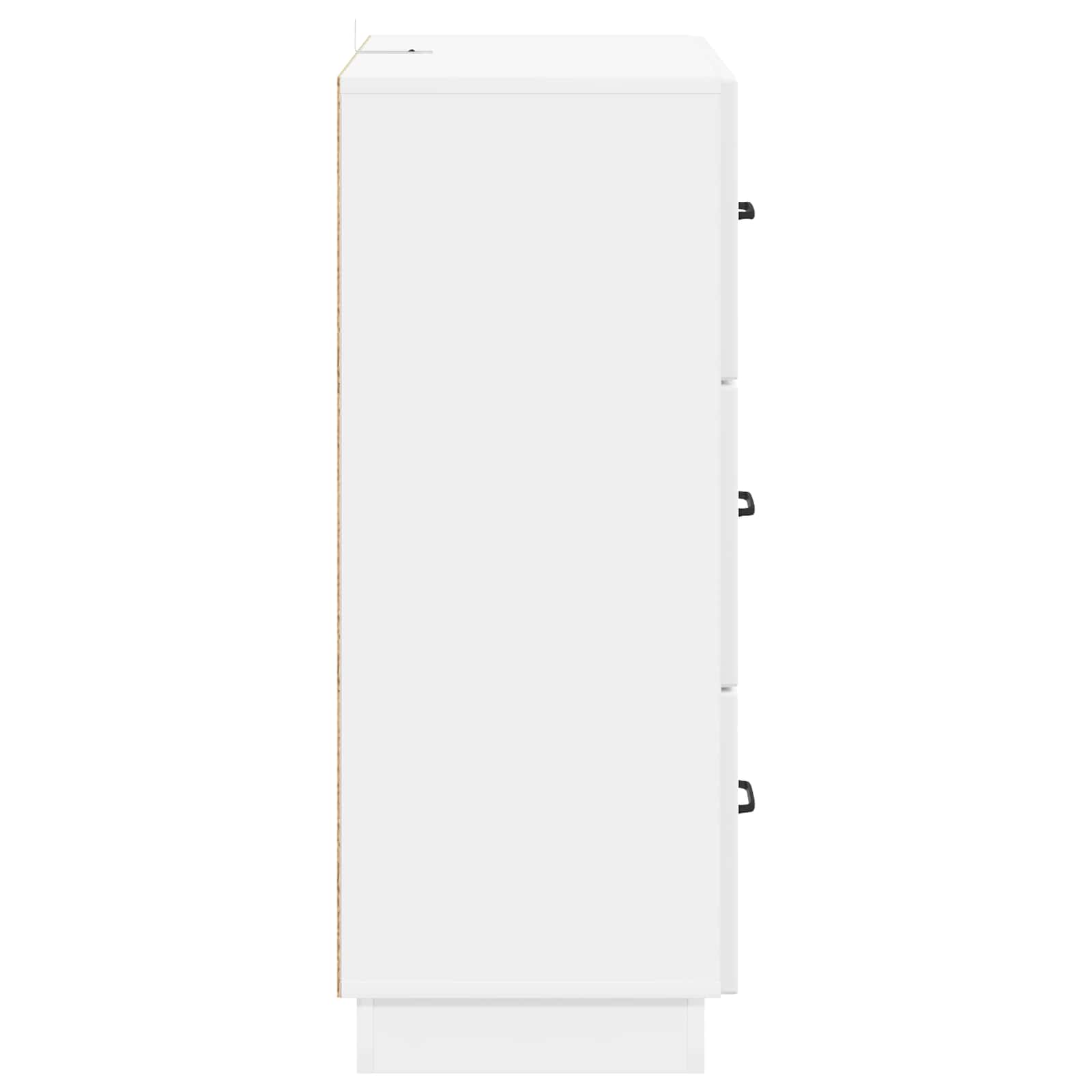 Mobile con Cassetti Bianco Lucido 66 x 34,5 x 87 cm