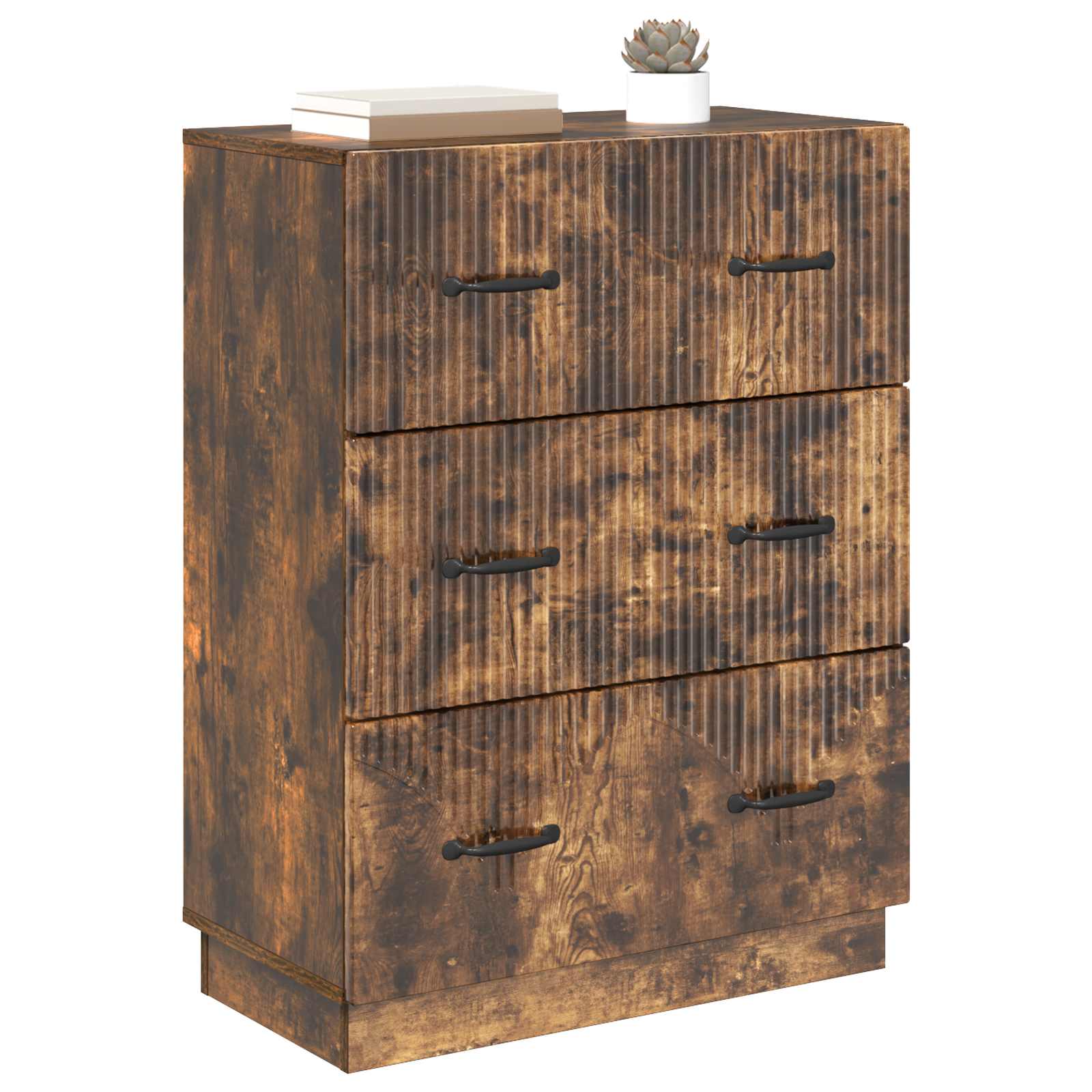 Mobile con Cassetti Rovere Fumo 66 x 34,5 x 87 cm