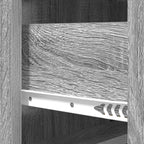 Mobile con Cassetti Grigio Sonoma 66 x 34,5 x 87 cm