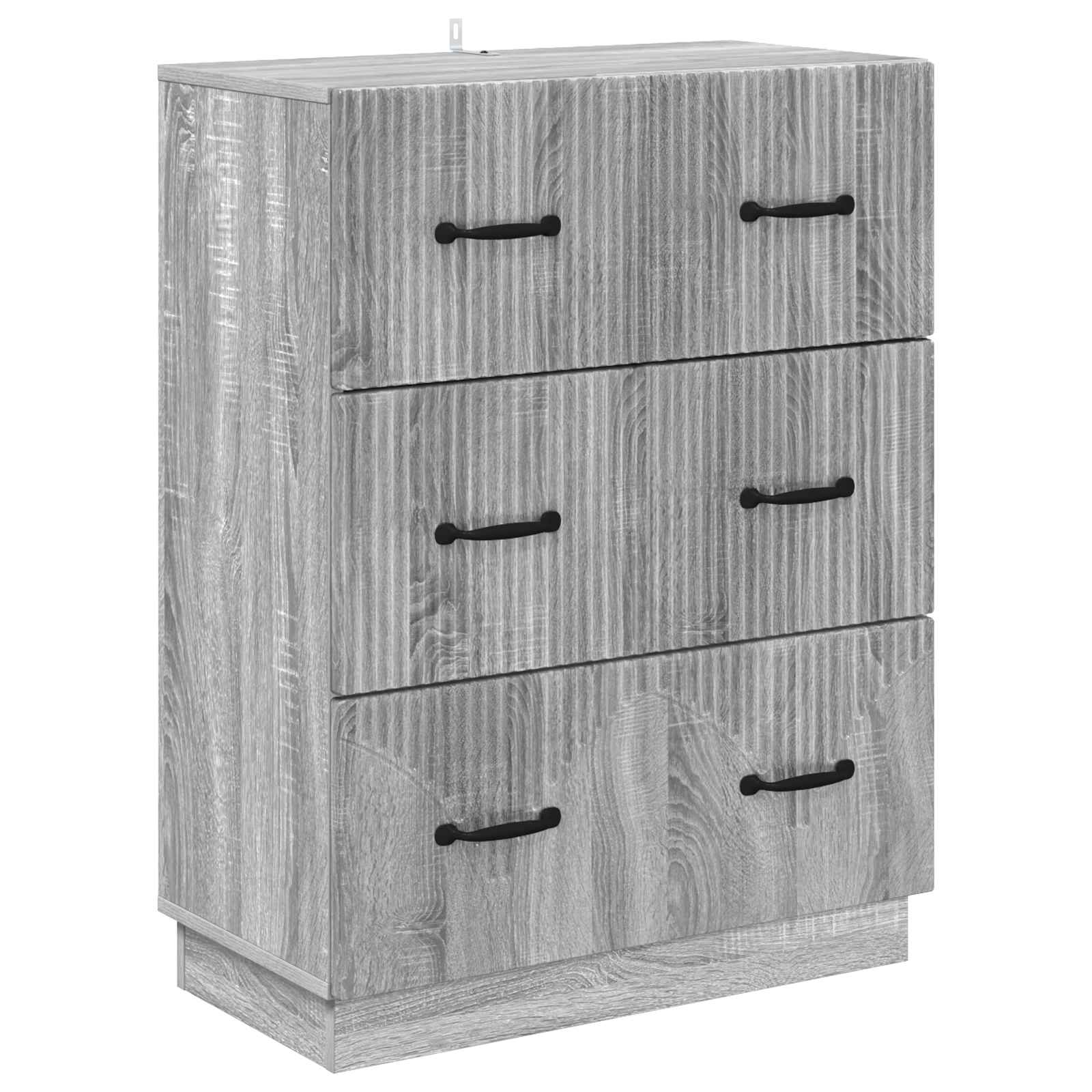 Mobile con Cassetti Grigio Sonoma 66 x 34,5 x 87 cm