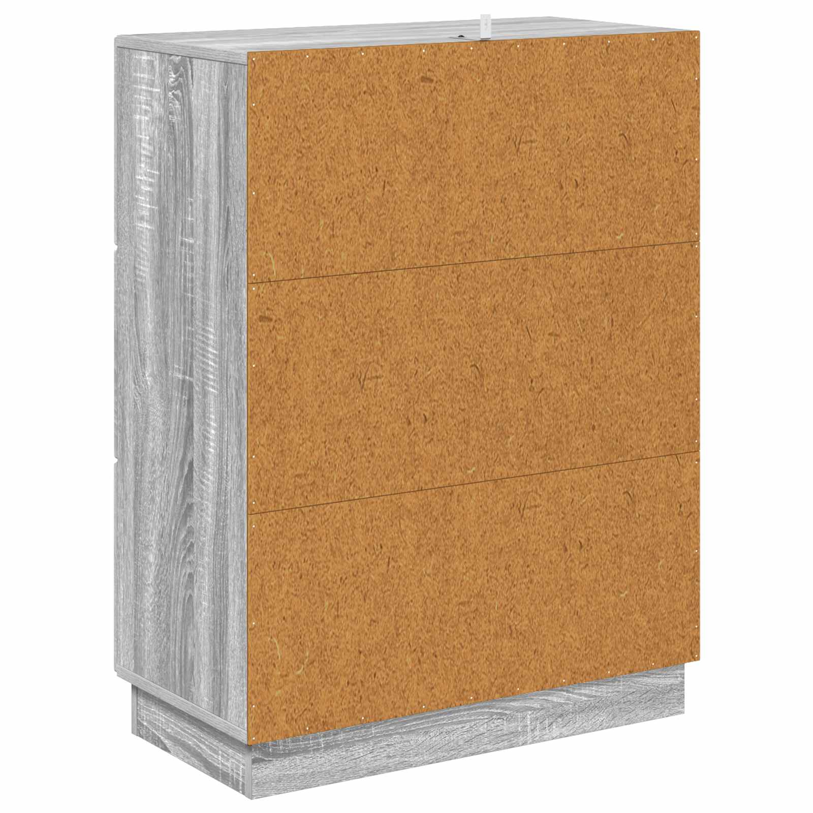 Mobile con Cassetti Grigio Sonoma 66 x 34,5 x 87 cm