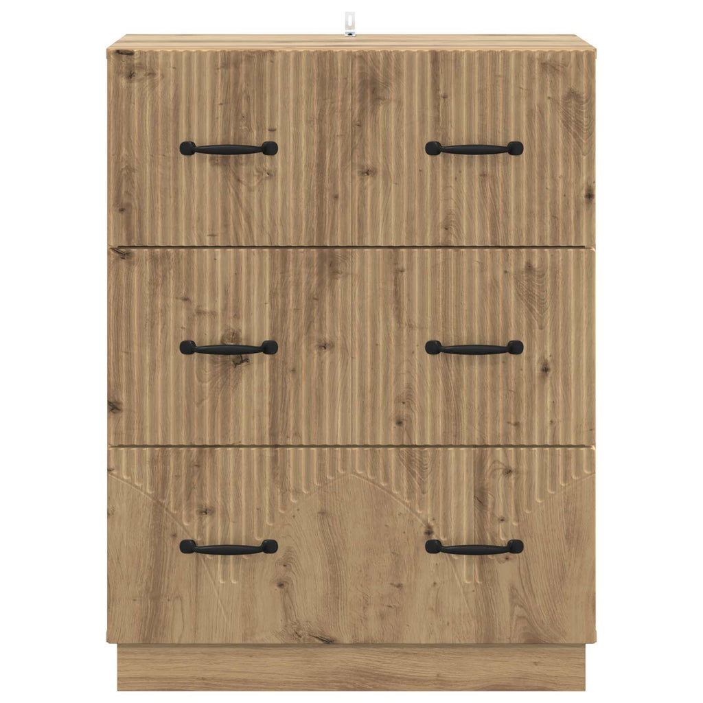 Mobile con Cassetti Rovere Artigianale 66 x 34,5 x 87 cm