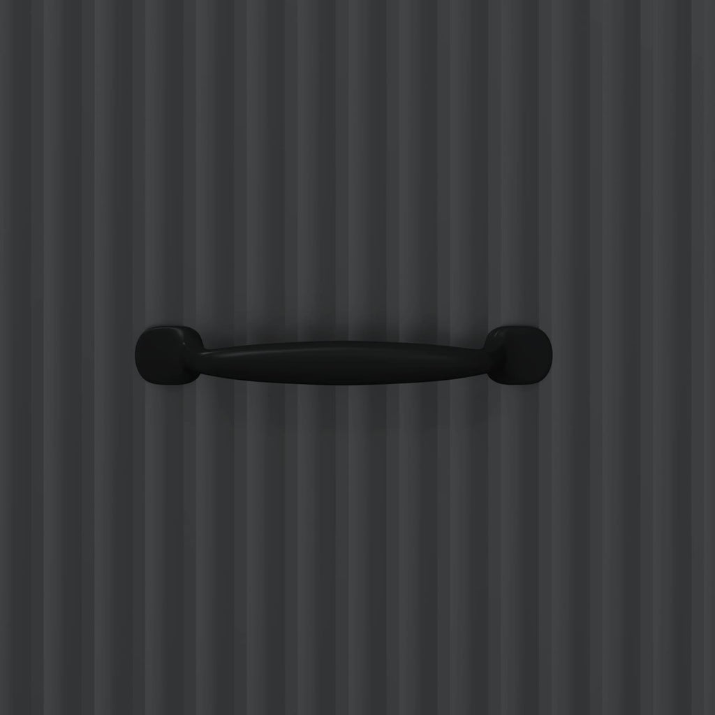 Mobile con Cassetti Nero 33 x 34,5 x 87 cm Legno ingegnerizzato