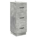 Mobile con Cassetti Grigio Cemento 33 x 34,5 x 87 cm