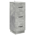 Mobile con Cassetti Grigio Cemento 33 x 34,5 x 87 cm