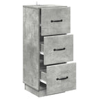 Mobile con Cassetti Grigio Cemento 33 x 34,5 x 87 cm