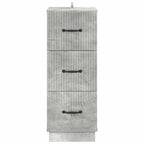Mobile con Cassetti Grigio Cemento 33 x 34,5 x 87 cm