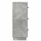 Mobile con Cassetti Grigio Cemento 33 x 34,5 x 87 cm
