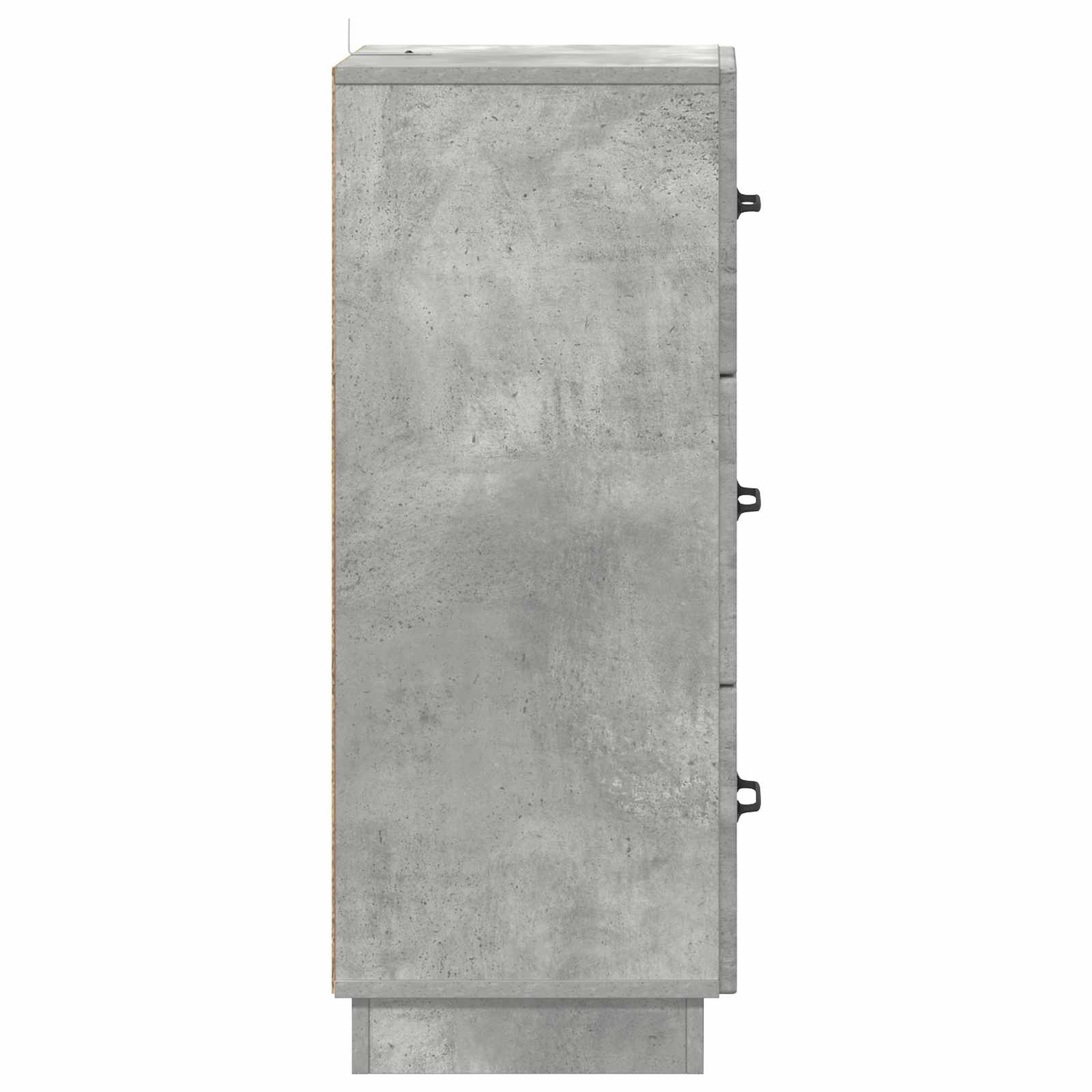 Mobile con Cassetti Grigio Cemento 33 x 34,5 x 87 cm