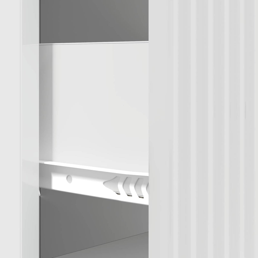 Mobile con Cassetti Bianco Lucido 33 x 34,5 x 87 cm
