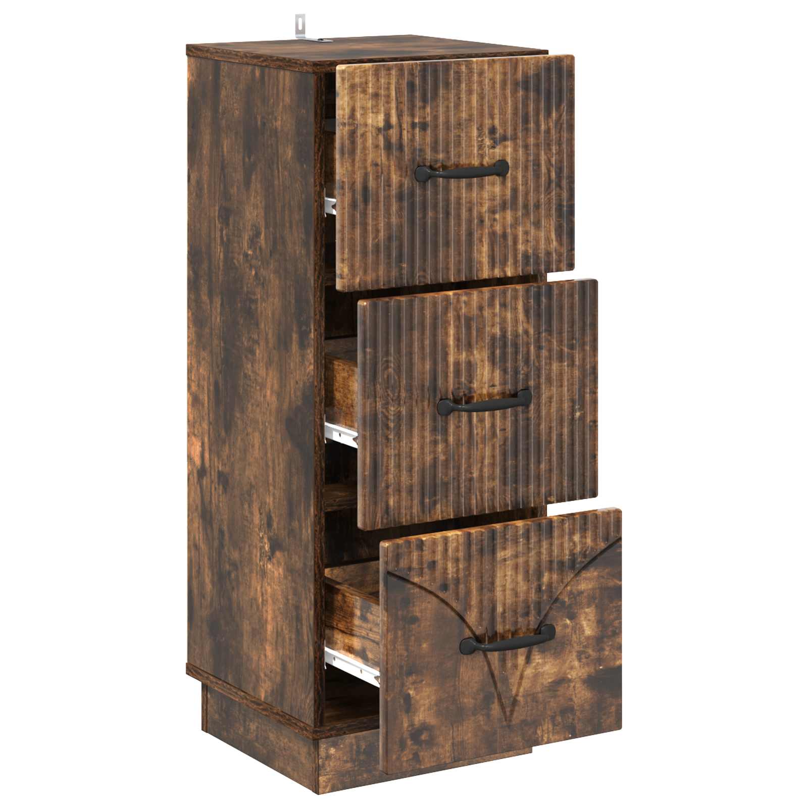 Mobile con Cassetti Rovere Fumo 33 x 34,5 x 87 cm