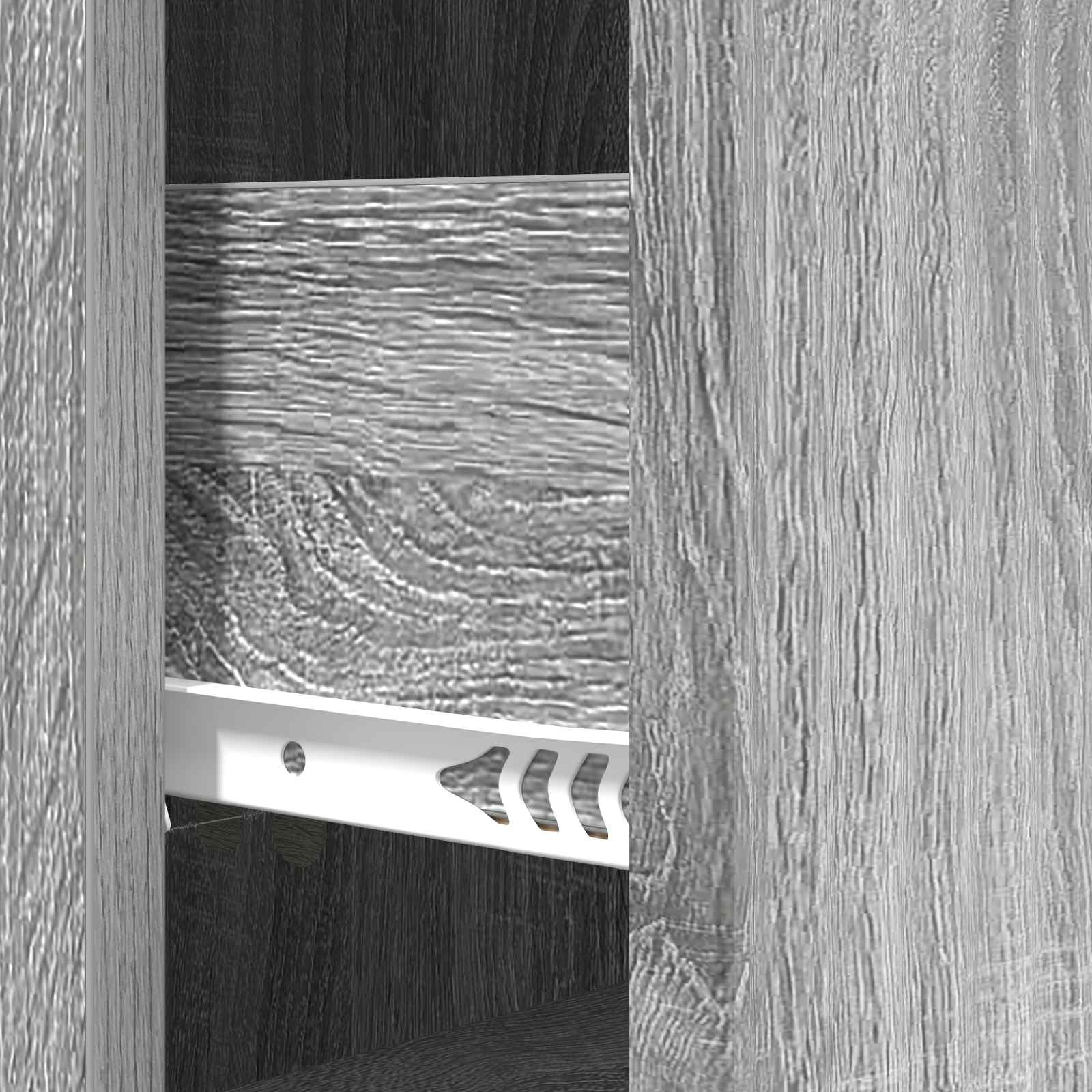 Mobile con Cassetti Grigio Sonoma 33 x 34,5 x 87 cm