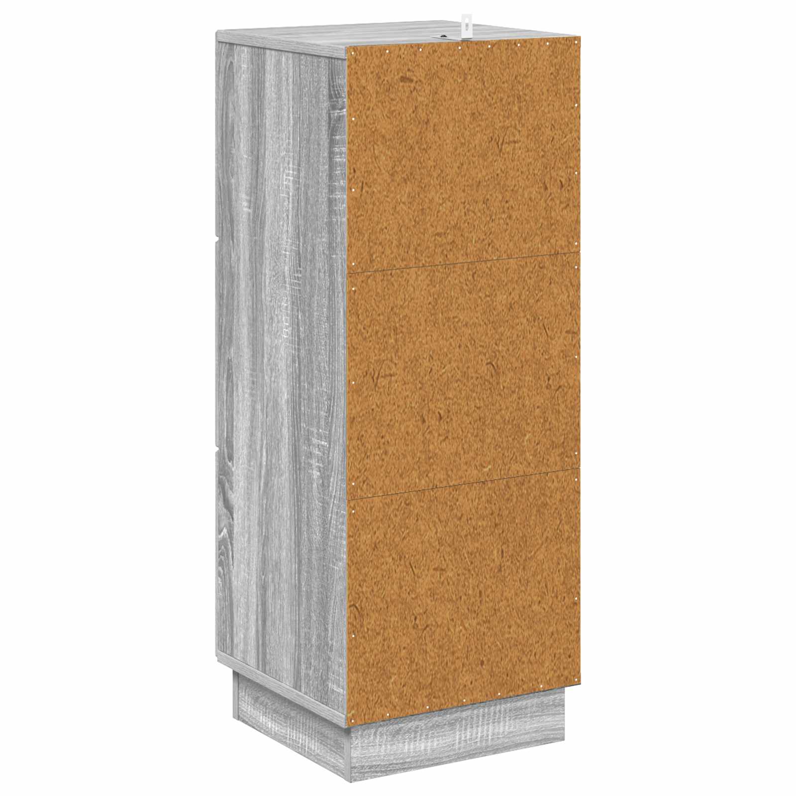 Mobile con Cassetti Grigio Sonoma 33 x 34,5 x 87 cm