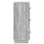 Mobile con Cassetti Grigio Sonoma 33 x 34,5 x 87 cm