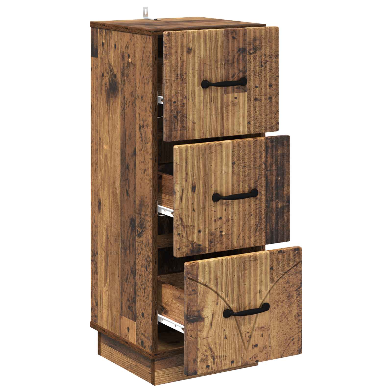 Mobile con Cassetti Legno antico 33 x 34,5 x 87 cm
