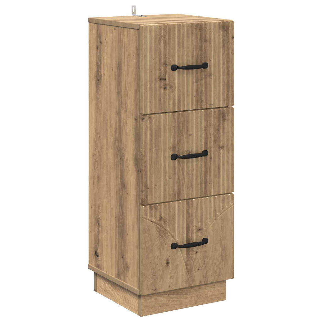 Mobile con Cassetti Rovere Artigianale 33 x 34,5 x 87 cm