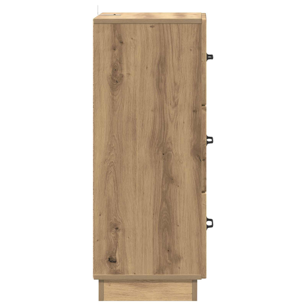 Mobile con Cassetti Rovere Artigianale 33 x 34,5 x 87 cm