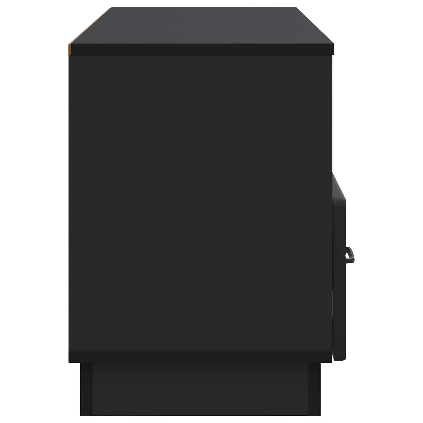 Mobile TV Nero 102 x 34,5 x 47 cm Legno ingegnerizzato