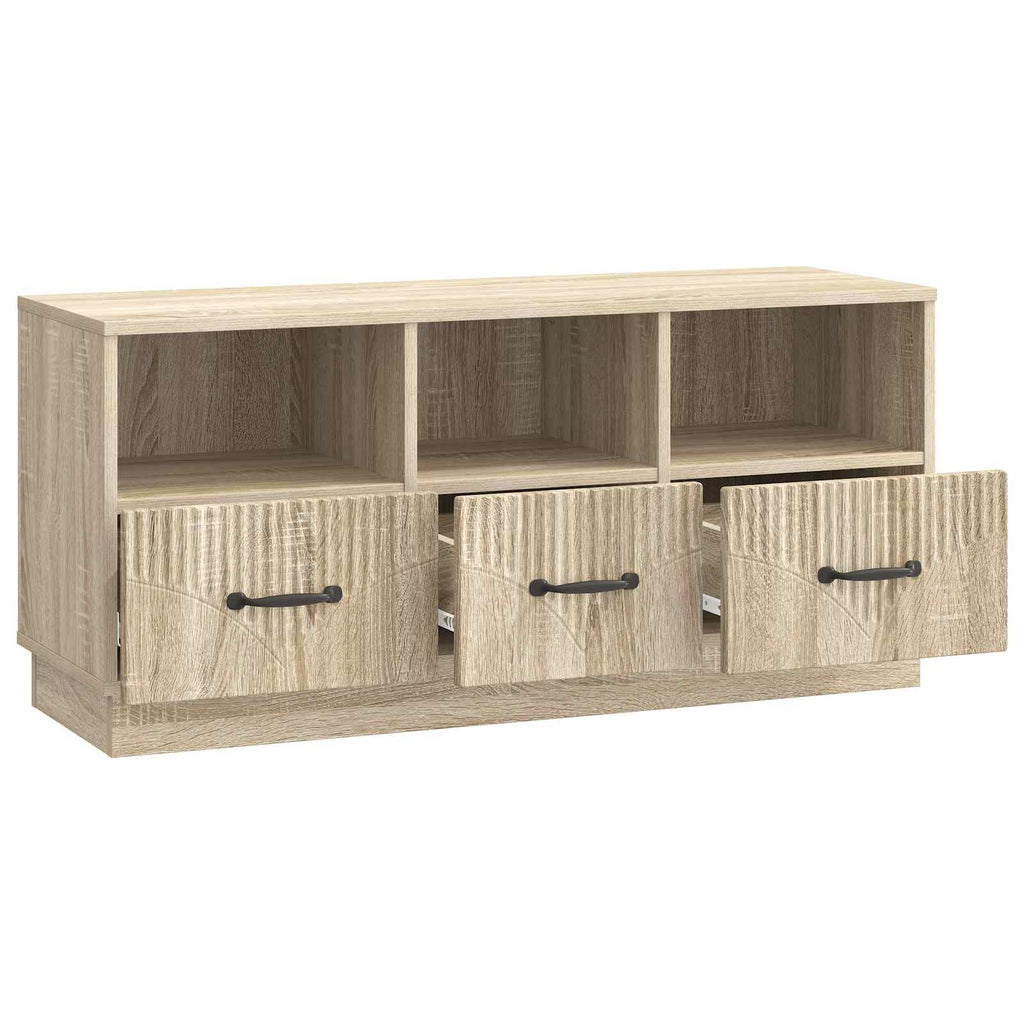 Mobile TV Rovere Sonoma 102 x 34,5 x 47 cm Legno ingegnerizzato