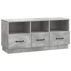 Mobile TV con cassetto Grigio Cemento 102 x 34,5 x 47 cm