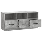 Mobile TV con cassetto Grigio Cemento 102 x 34,5 x 47 cm