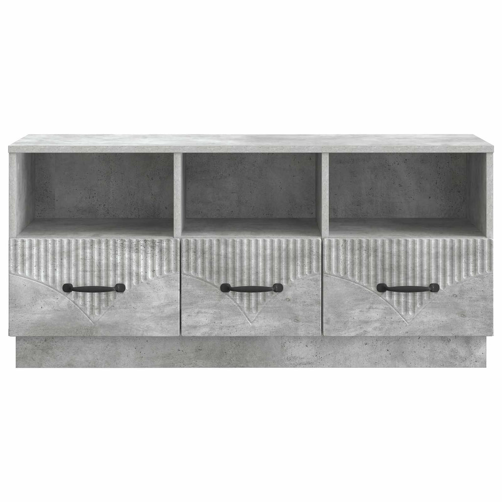 Mobile TV con cassetto Grigio Cemento 102 x 34,5 x 47 cm