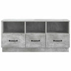 Mobile TV con cassetto Grigio Cemento 102 x 34,5 x 47 cm