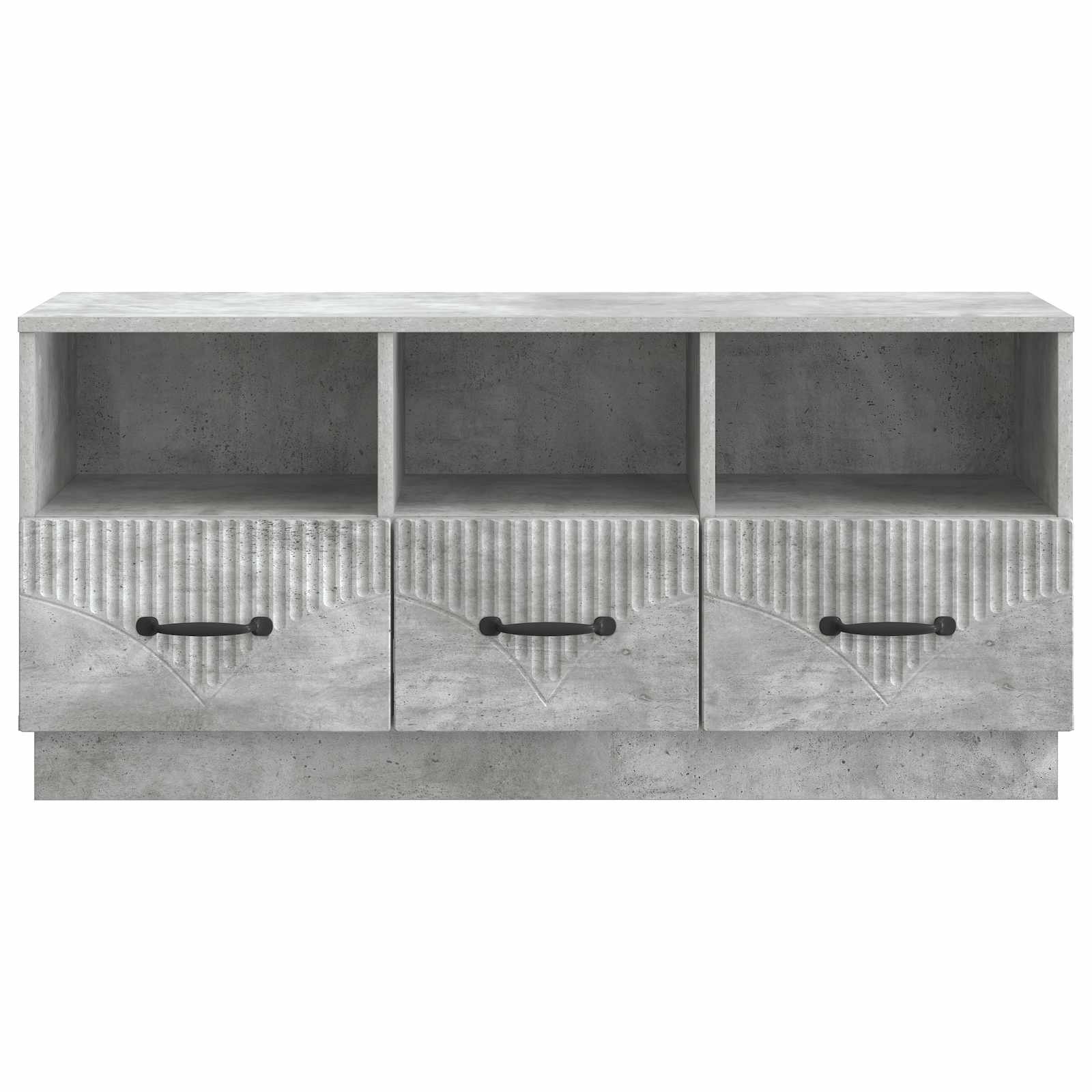 Mobile TV con cassetto Grigio Cemento 102 x 34,5 x 47 cm