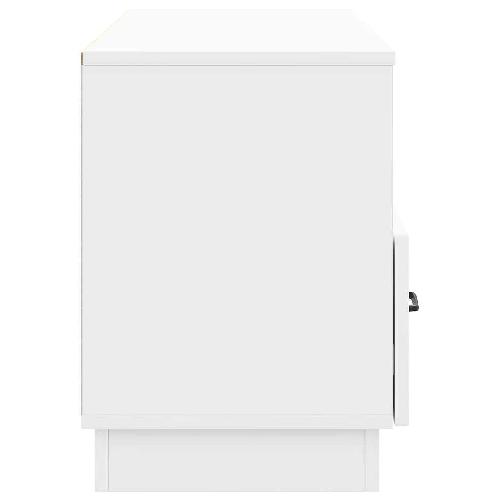 Mobile TV Bianco Lucido 102 x 34,5 x 47 cm Legno ingegnerizzato