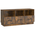 Mobile TV Rovere Fumo 102 x 34,5 x 47 cm Legno ingegnerizzato