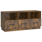 Mobile TV Rovere Fumo 102 x 34,5 x 47 cm Legno ingegnerizzato