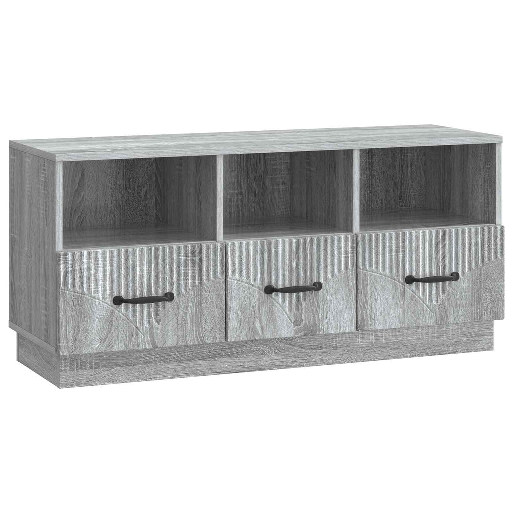 Mobile TV Grigio Sonoma 102 x 34,5 x 47 cm Legno ingegnerizzato