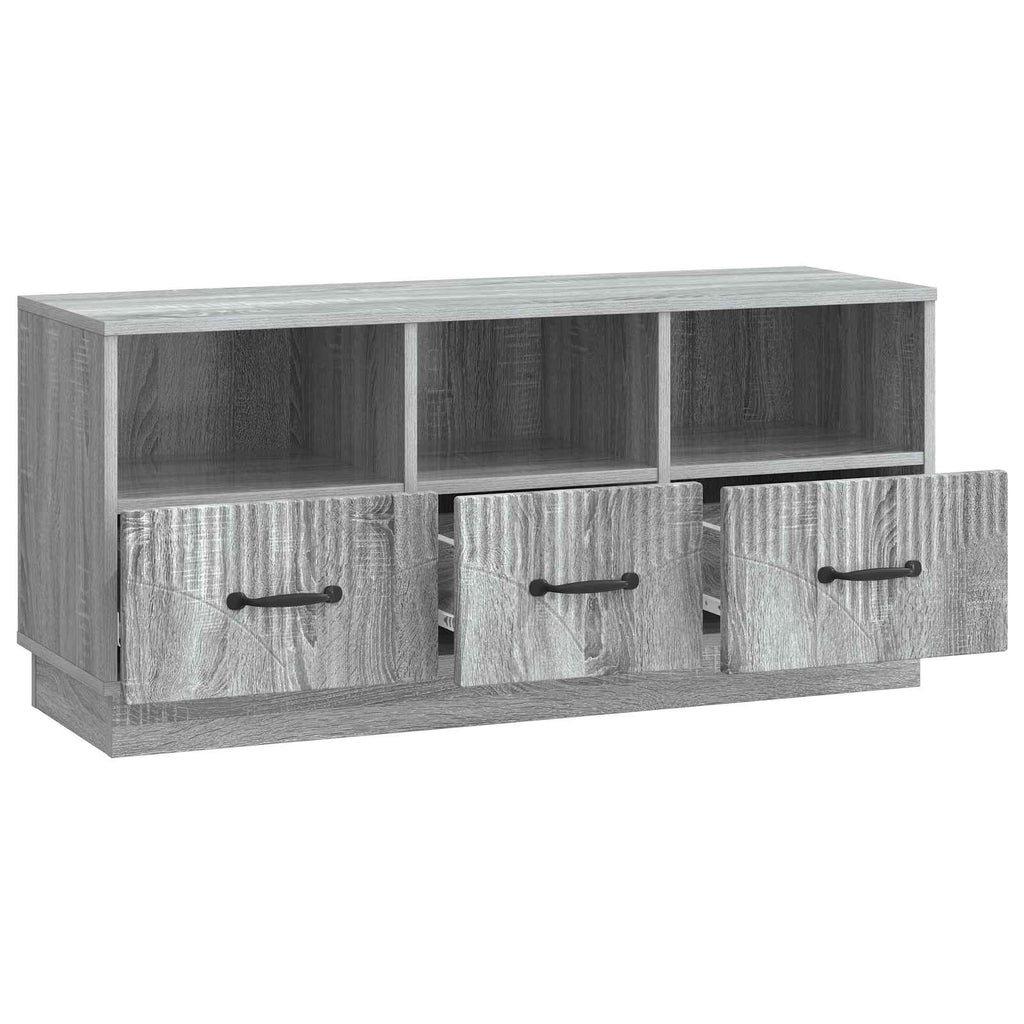 Mobile TV Grigio Sonoma 102 x 34,5 x 47 cm Legno ingegnerizzato