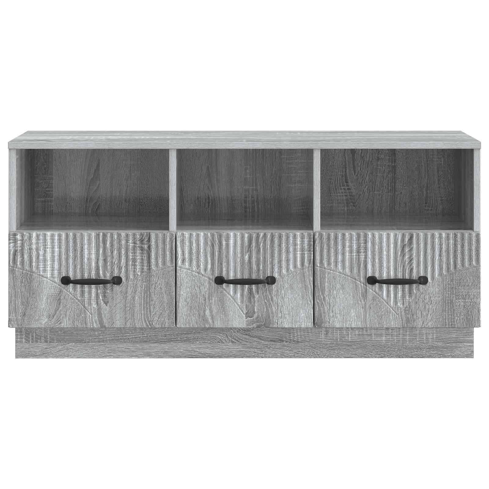 Mobile TV Grigio Sonoma 102 x 34,5 x 47 cm Legno ingegnerizzato