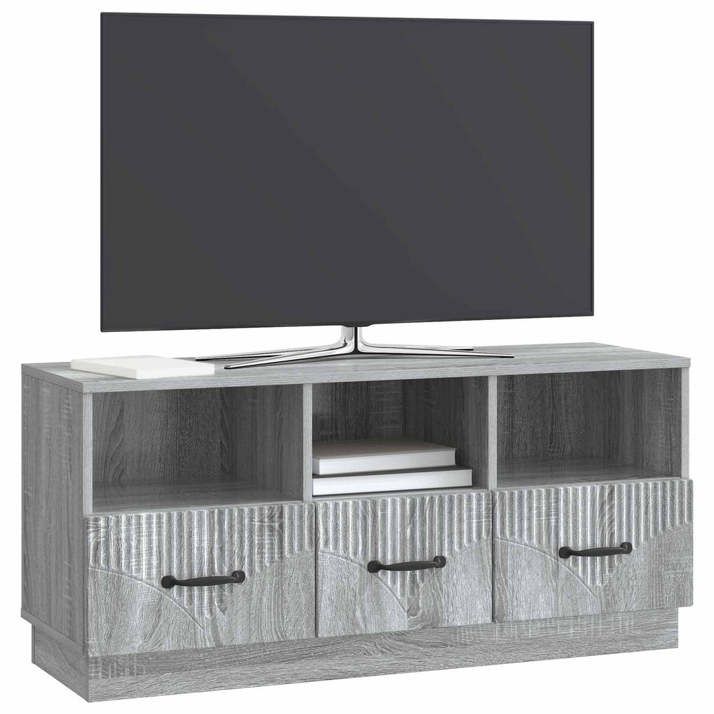 Mobile TV Grigio Sonoma 102 x 34,5 x 47 cm Legno ingegnerizzato